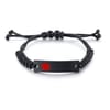 Wax Rope Easy Adjustable Medical Bracelet