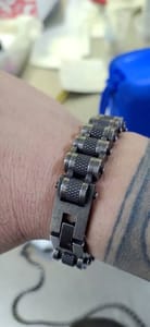Stainless Steel Motorcycle Chain Bracelet 