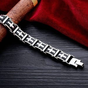 Stainless Steel Cross Bracelet 