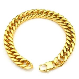 Stainless Steel Flat Curb Chain Bracelet