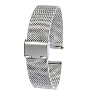 Stainless Steel Mesh Watch Band with Adjustable Clasp