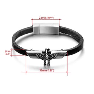 Simple Elegant Eagle Bracelet for Men