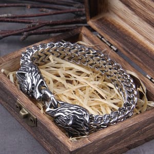 Fenrir Bracelet with Wooden Gift Box