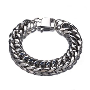 Stainless Steel Cuban Link Wrist Chain