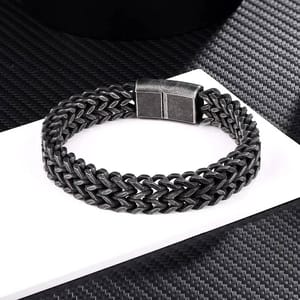 Men’s Foxtail Bracelet with Magnetic Clasp 