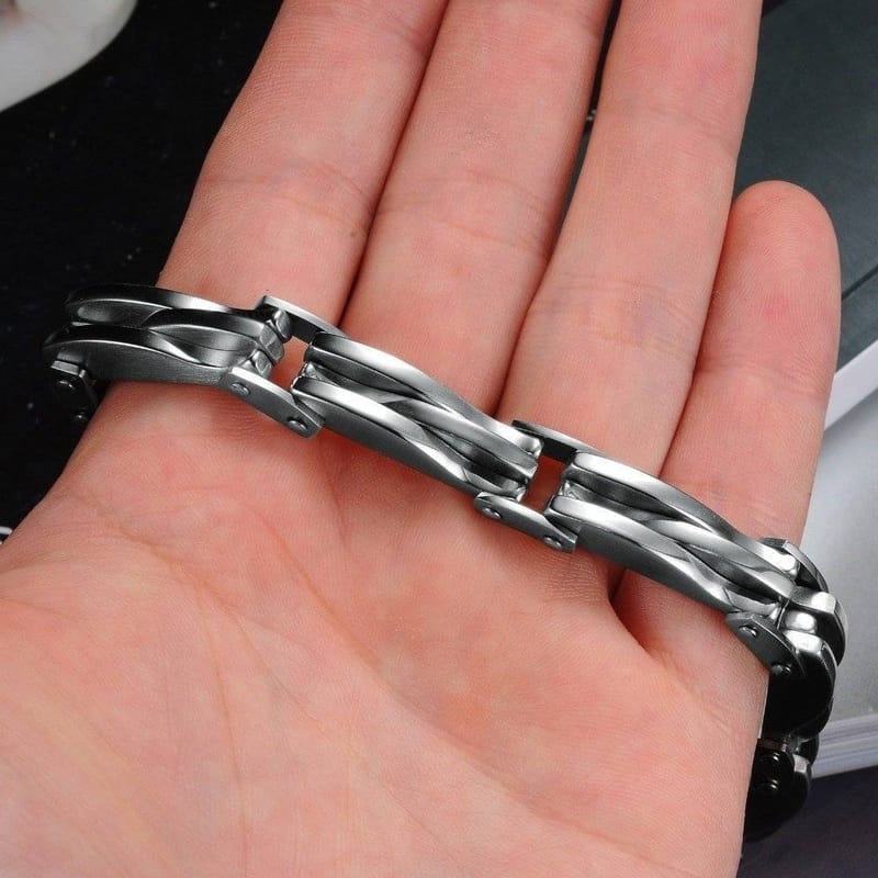 Men’s Stainless Steel Link Bracelet