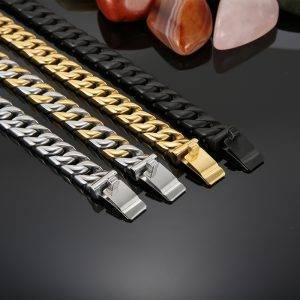 Stainless Steel Cuban Link Bracelet 