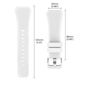 Silicone Watch Strap 22mm