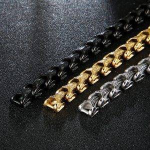 Stainless Steel Dragon Chain Bracelet
