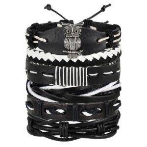 5-Piece Bracelet Set with Decorative Charms