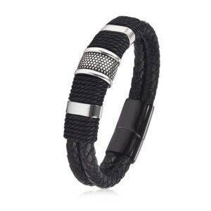 Double Layer Leather Rope Bracelet