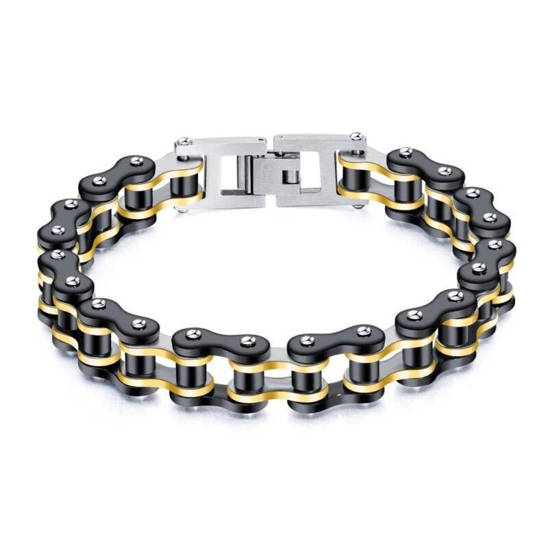 Stainless Steel Bike Chain Bracelet