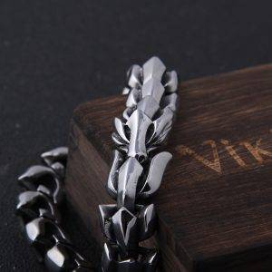 Jormungandr Bracelet with Wooden Gift Box