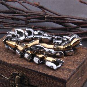 Jormungandr Bracelet with Wooden Gift Box