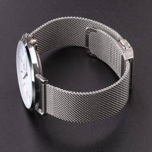 Milanese Mesh Watch Strap with Deployment Clasp 