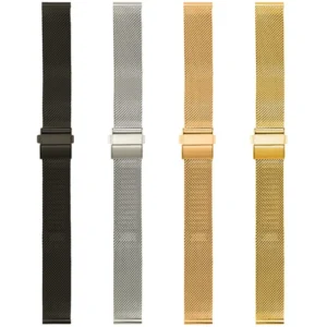 Milanese Mesh Watch Strap with Deployment Clasp
