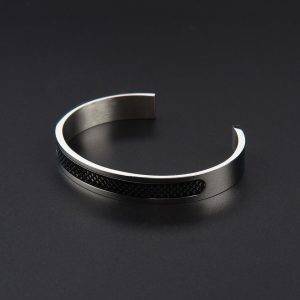 Men’s Stainless Steel Cuff Bracelet 