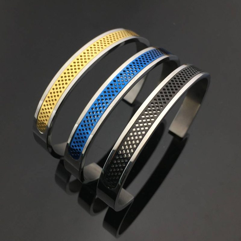 Men’s Stainless Steel Cuff Bracelet