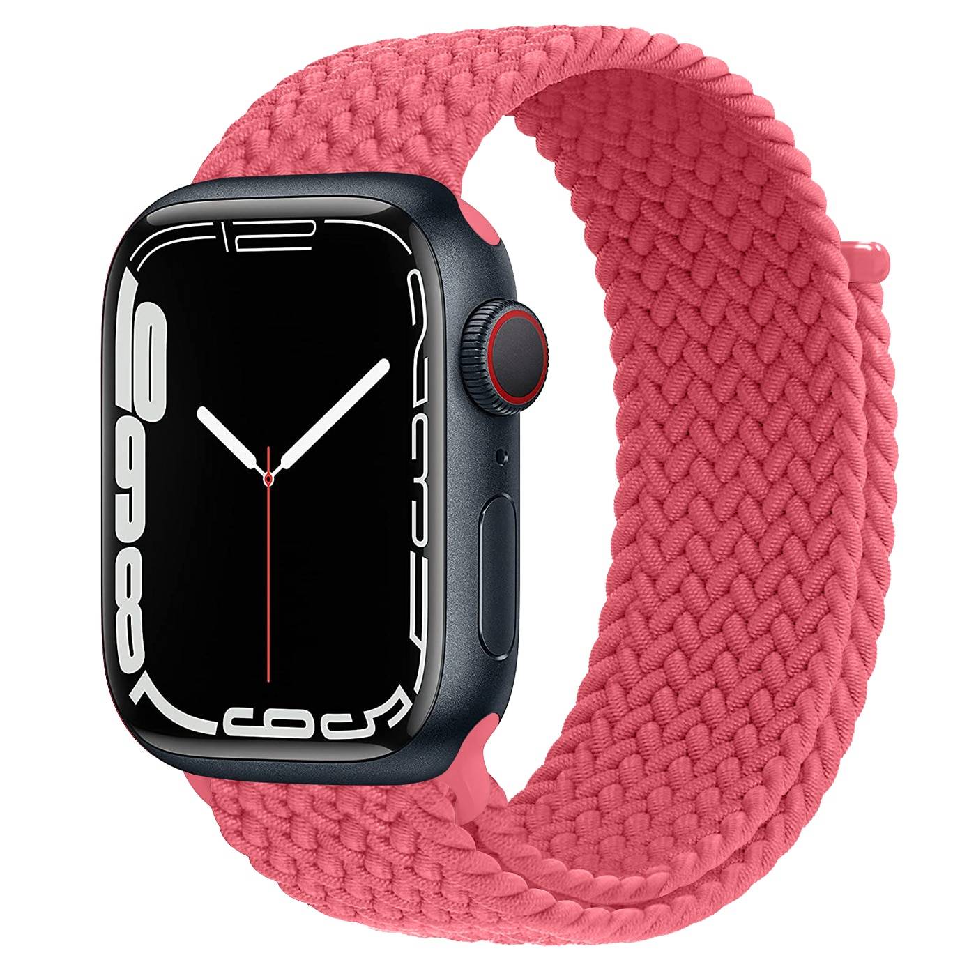 Braided Apple Watch Band Red 42mm, 44mm, 45mm, 49mm L