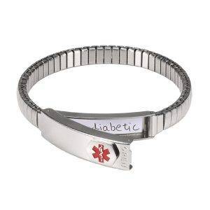 Medical Alert Bracelet with Paper Insert