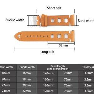Leather Rally Watch Strap