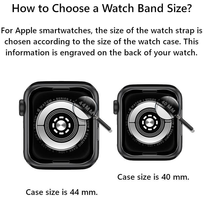 Size Guide for Apple Watch Bands