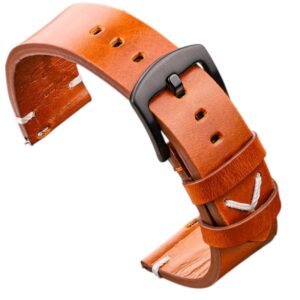 Oil Wax Leather Watch Band